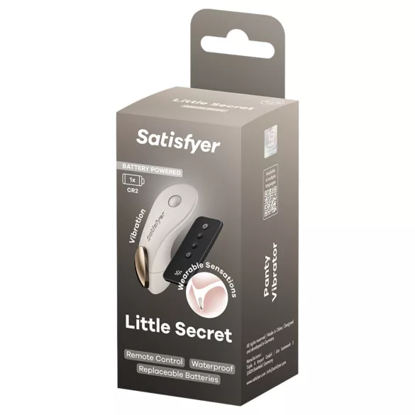 Satisfyer Little Secret - vibratore per mutandine - bianco