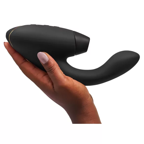 Womanizer Duo 2 - vibratore 2 in 1 punto G e clitoride - nero