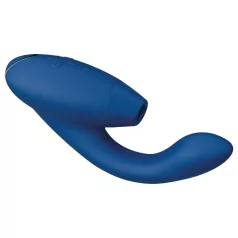   Womanizer Duo 2 - vibratore 2in1 punto G e clitoride - silicone blu