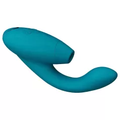   Womanizer DUO 2 - succhia-clitoride con vibratore rabbit (Petrolio)