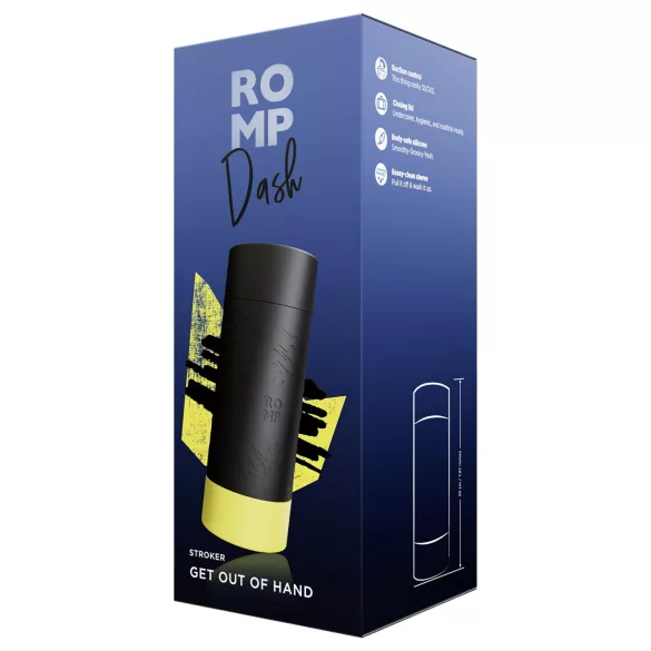 ROMP Dash - masturbatore maschile - nero