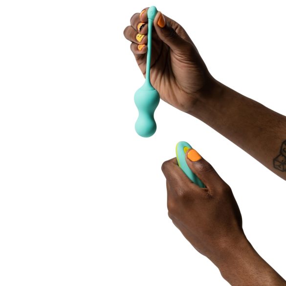 ROMP Cello - palline vaginali vibranti con telecomando - verde