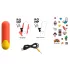 ROMP Riot - mini vibratore bullet - impermeabile - arancione