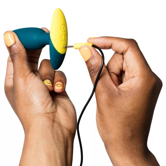 ROMP Bass - vibratore anale - silicone verde