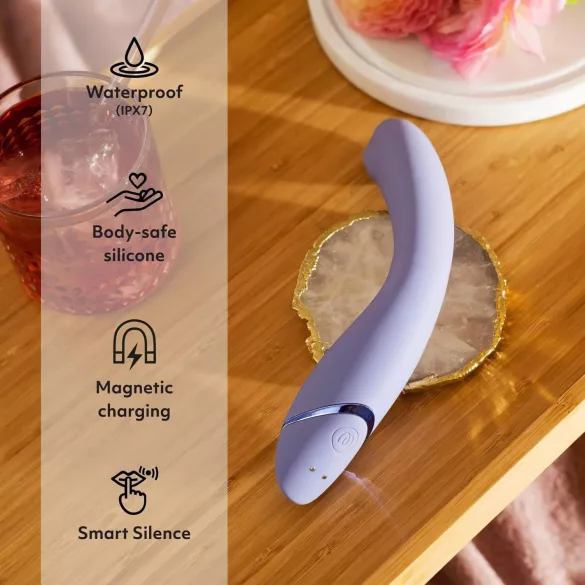 Womanizer OG - vibratore 2in1 punto G e succhiaclitoride ricaricabile - viola