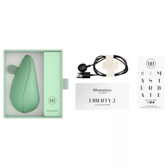 Womanizer Liberty 2 - stimolatore clitoride onde d’aria ricaricabile - verde