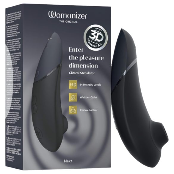 Womanizer Next - stimolatore clitorideo a onde d’aria ricaricabile - nero