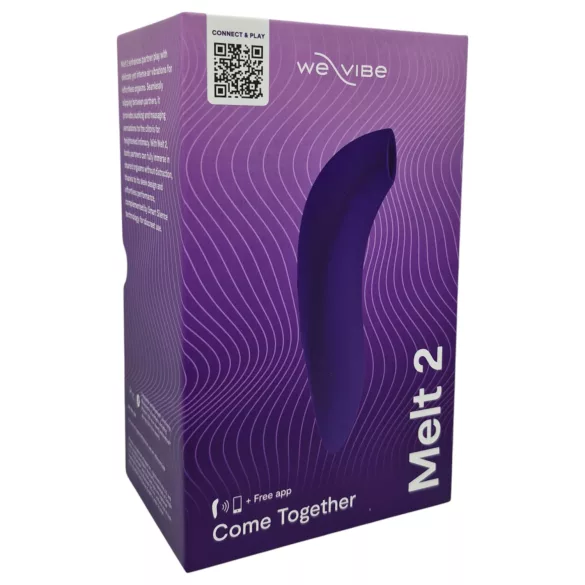 We-Vibe Melt 2 - stimolatore clitorideo intelligente ad onde d’aria (viola)