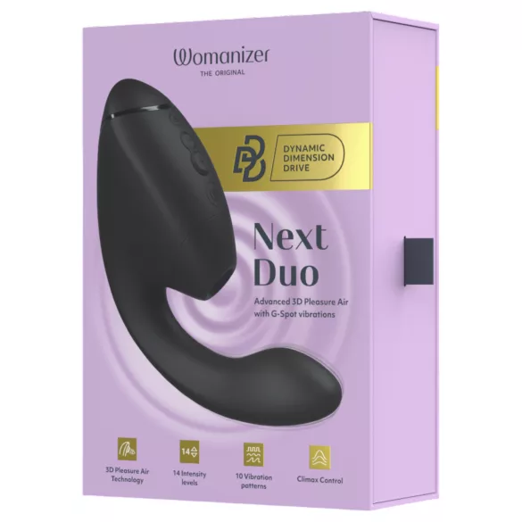 Womanizer Next Duo - vibratore 2 in 1 punto G (nero)