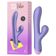   ROMP Pulse - vibratore punto G con stimolatore clitoride ad onde d’aria - viola
