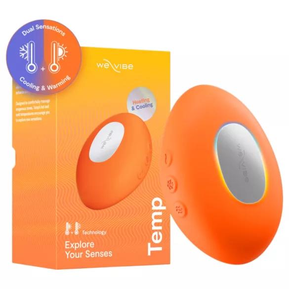 We-Vibe Temp - vibratore clitorideo riscaldante e rinfrescante (arancione)