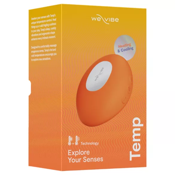 We-Vibe Temp - vibratore clitorideo riscaldante e rinfrescante (arancione)