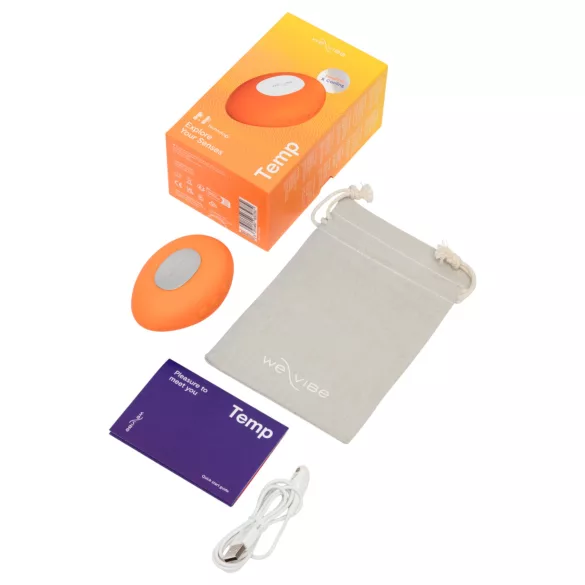 We-Vibe Temp - vibratore clitorideo riscaldante e rinfrescante (arancione)