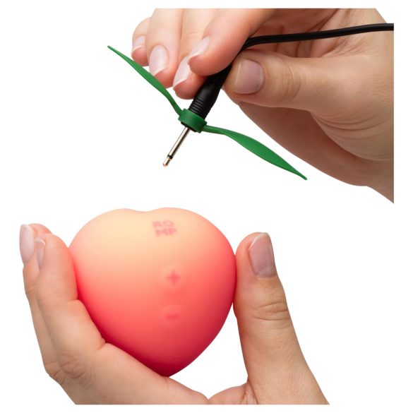 Romp Pink Peach - vibratore clitorideo onde d’aria - silicone rosa