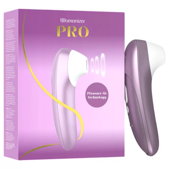 Womanizer Pro - stimolatore clitorideo ad onde d’aria (viola)