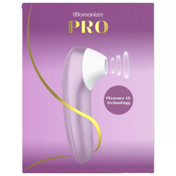 Womanizer Pro - stimolatore clitorideo ad onde d’aria (viola)