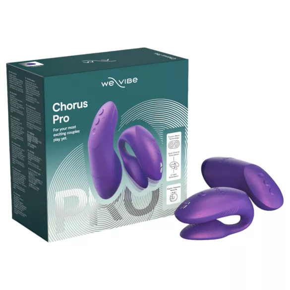 We-Vibe Chorus Pro - vibratore di coppia intelligente con telecomando (viola)