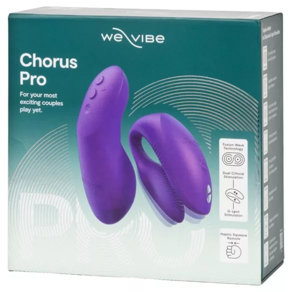 We-Vibe Chorus Pro - vibratore di coppia intelligente con telecomando (viola)