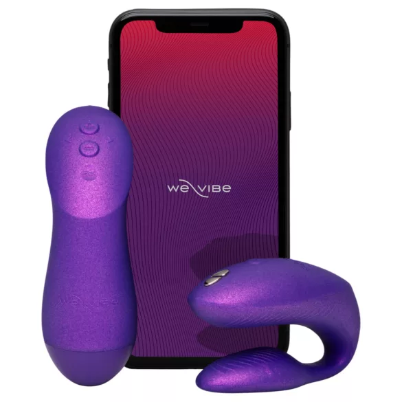 We-Vibe Chorus Pro - vibratore di coppia intelligente con telecomando (viola)