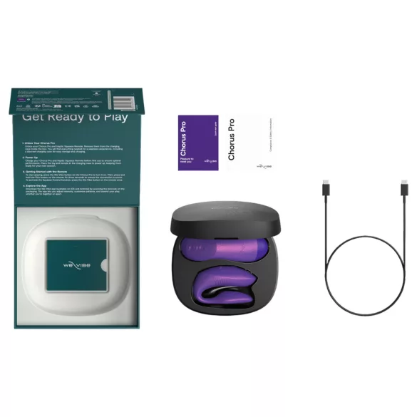 We-Vibe Chorus Pro - vibratore di coppia intelligente con telecomando (viola)