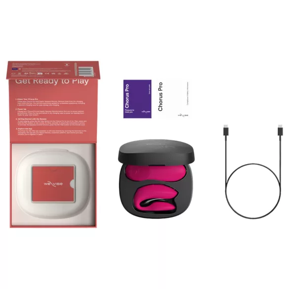 We-Vibe Chorus Pro - vibratore di coppia con app e telecomando (rosa)