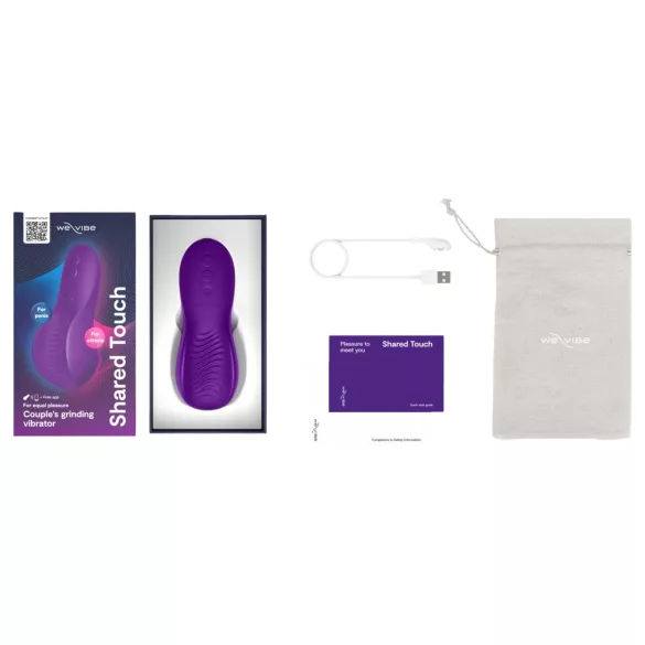 We-Vibe Shared Touch - vibratore di coppia smart (viola)