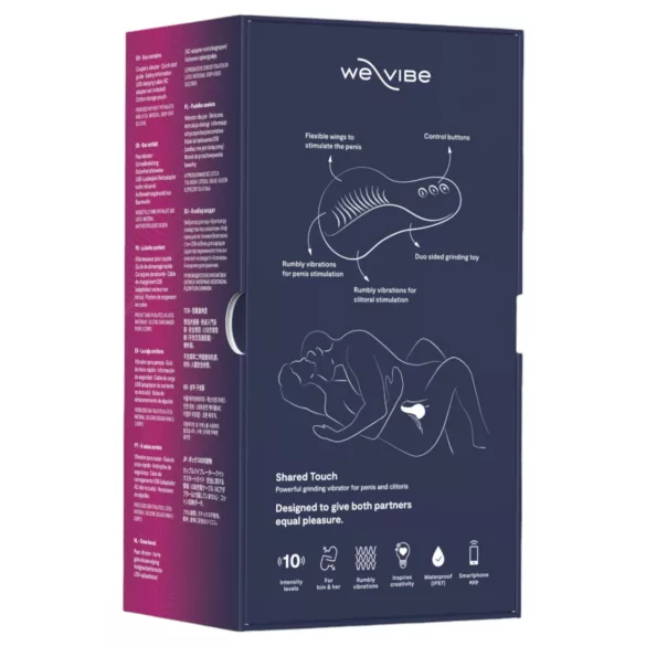 We-Vibe Shared Touch - vibratore di coppia smart (viola)