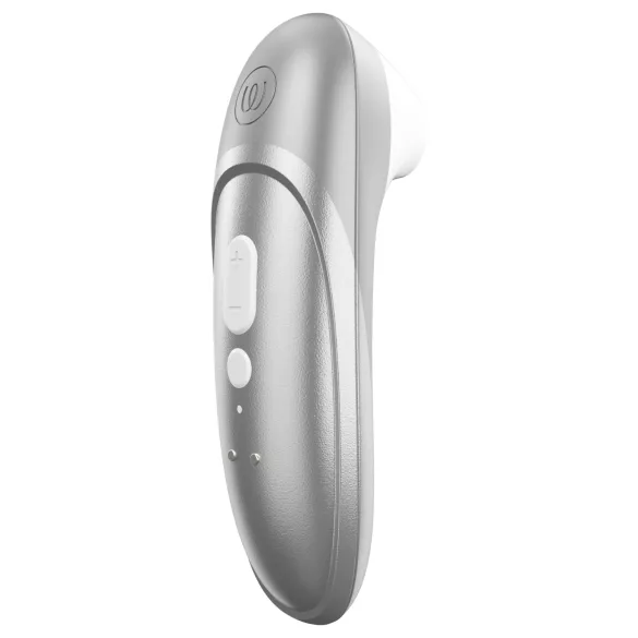 Womanizer Pro - stimolatore clitorideo ad onde d’aria (grigio)