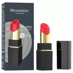   Womanizer Beauty - stimolatore clitorideo ad onde d’aria a forma di rossetto (nero)