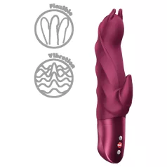   Fun Factory Darling Devil - vibratore con stimolatore clitorideo (rosso)
