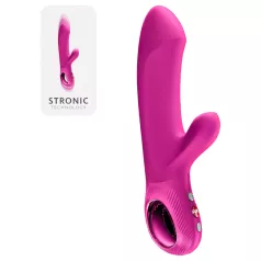   Fun Factory Bi Stronic Embrace - vibratore spingente con braccio clitorideo (rosa)