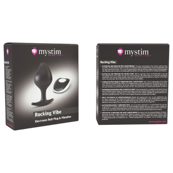 Mystim - vibratore anale elettrico - nero