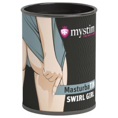   Mystim MasturbaTIN Swirl Girl - masturbatore ondulato - bianco