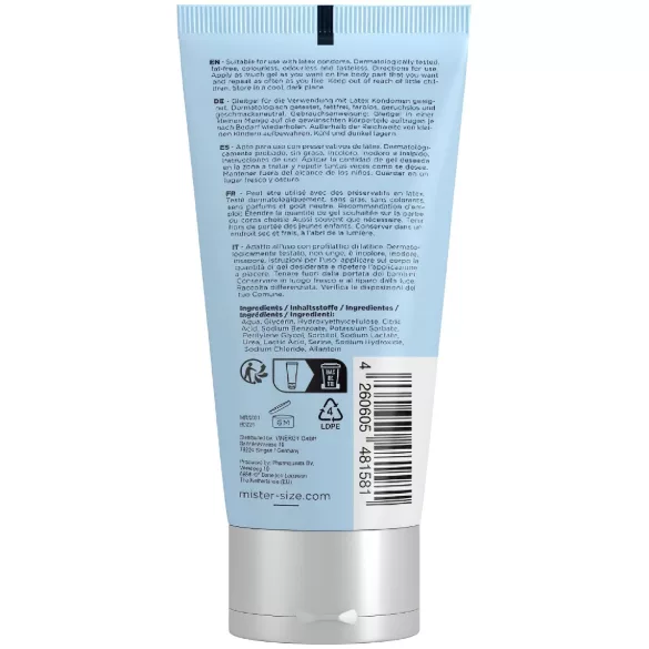 Mister Size Bio - lubrificante bio a base d’acqua (100 ml)