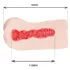 TAMASHII Squeezing Ranch - masturbatore a forma di vagina anime (color carne)