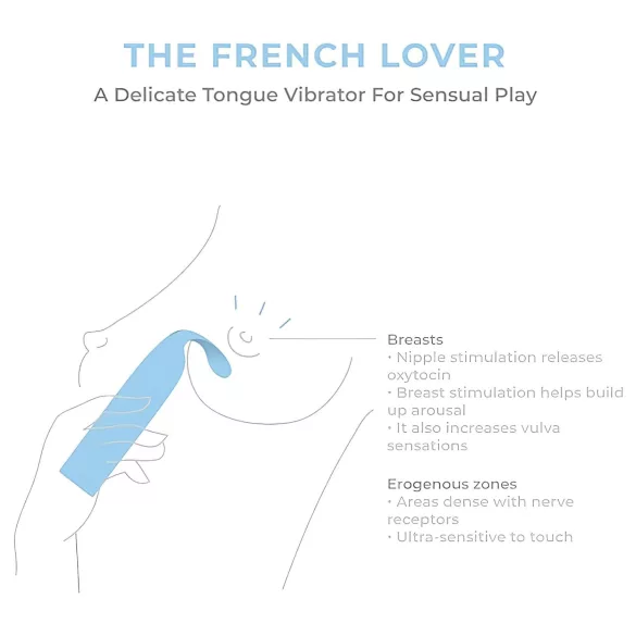 Smile Makers - Amante Francese Vibratore (blu)