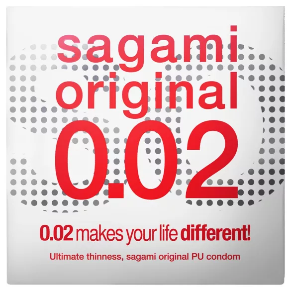 Sagami Original 0,02 - profilattico - ultra sottile 55mm (1 pezzo)