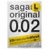 Sagami Original 0,02 L - profilattico - taglia larga 58mm - 3 pezzi