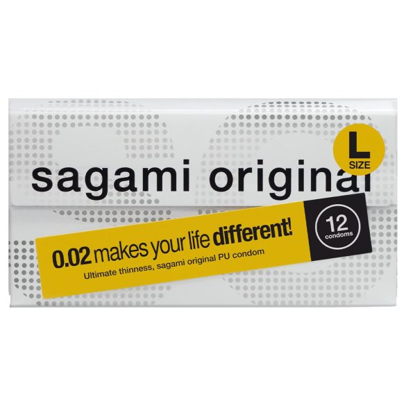 Sagami Original 0,02 L - preservativi - 58mm - confezione da 12