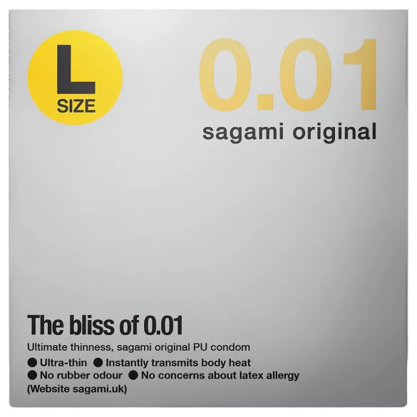 Sagami Original 0,01 L - preservativo ultrasottile - 58mm - 1 pezzo