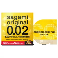   Sagami Original 0,02 XL - preservativo - extra large 61mm - 1 pezzo