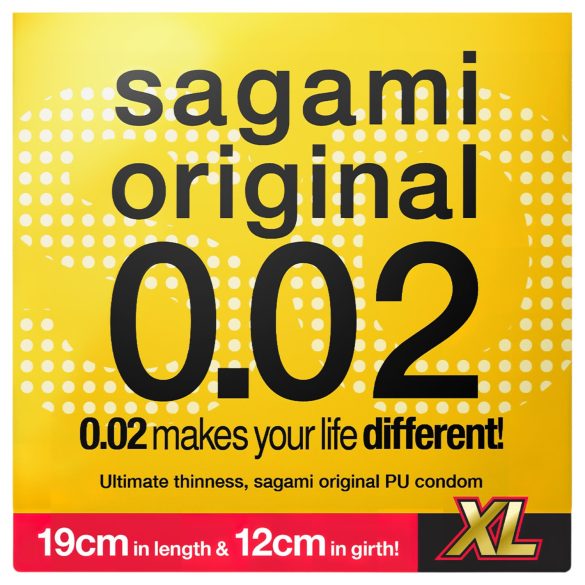 Sagami Original 0,02 XL - preservativo - extra large 61mm - 1 pezzo