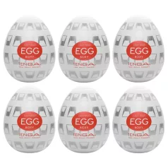   TENGA Egg Boxy - masturbatore uomo a forma di uovo - confezione da 6