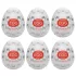 TENGA Egg Boxy - masturbatore uomo a forma di uovo - confezione da 6