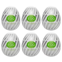   TENGA Egg Brush - masturbatore uomo a forma di uovo - confezione da 6 pezzi