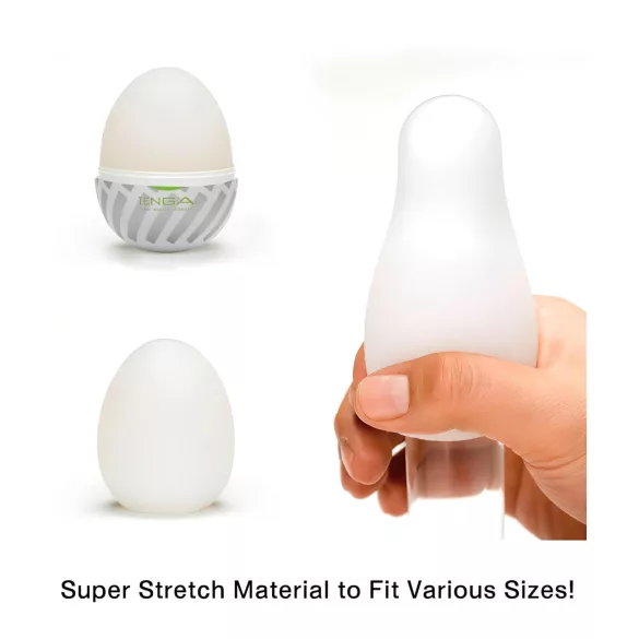 TENGA Egg Brush - masturbatore uomo a forma di uovo - confezione da 6 pezzi