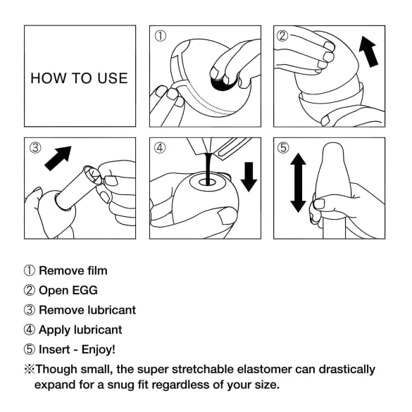 TENGA Egg Sphere - masturbatore uomo a forma di uovo - silicone