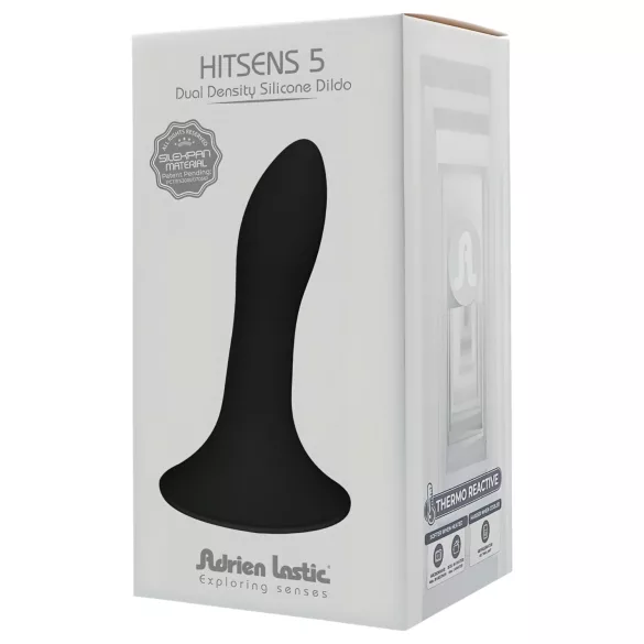 Adrien Lastic Hitsens 5 - Dildo anale termoattivo - silicone nero