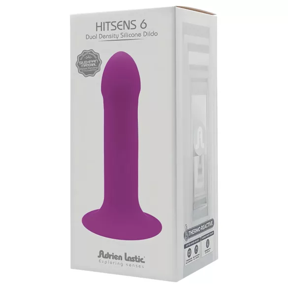 Adrien Lastic Hitsens 6 - dildo termo‑reattivo (viola)