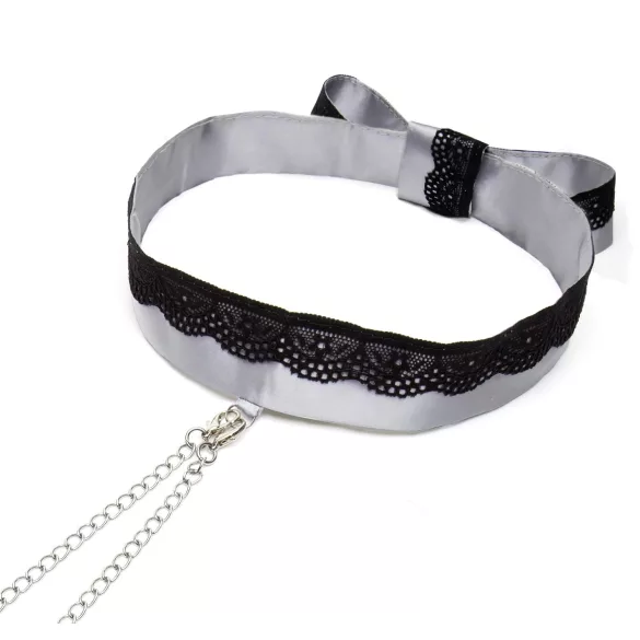 Fifty Shades of Grey - pinze per capezzoli con collare - argento